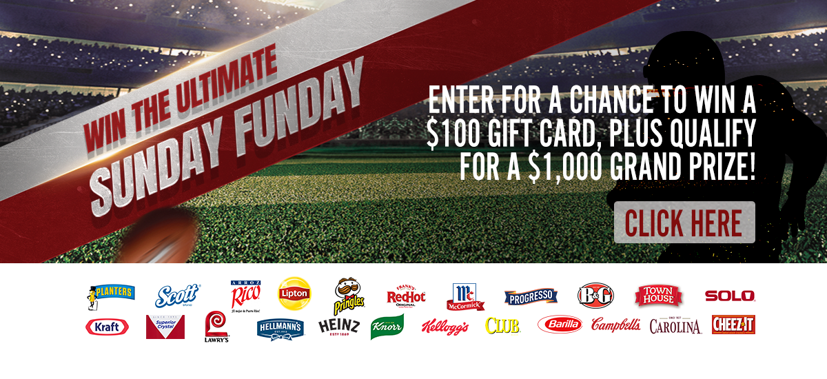 Enter for a chance to win a $100 gift card, plus qualify for a $1,000 grand prize!